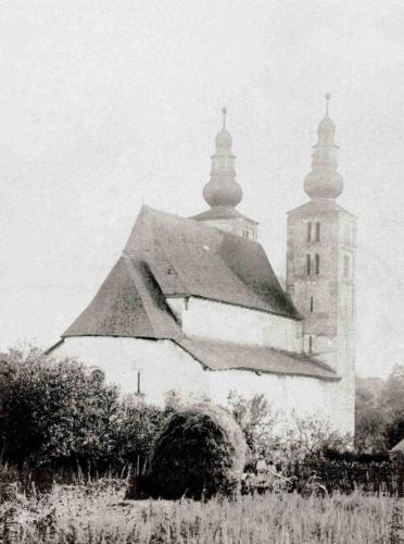 Poză veche despre biserică